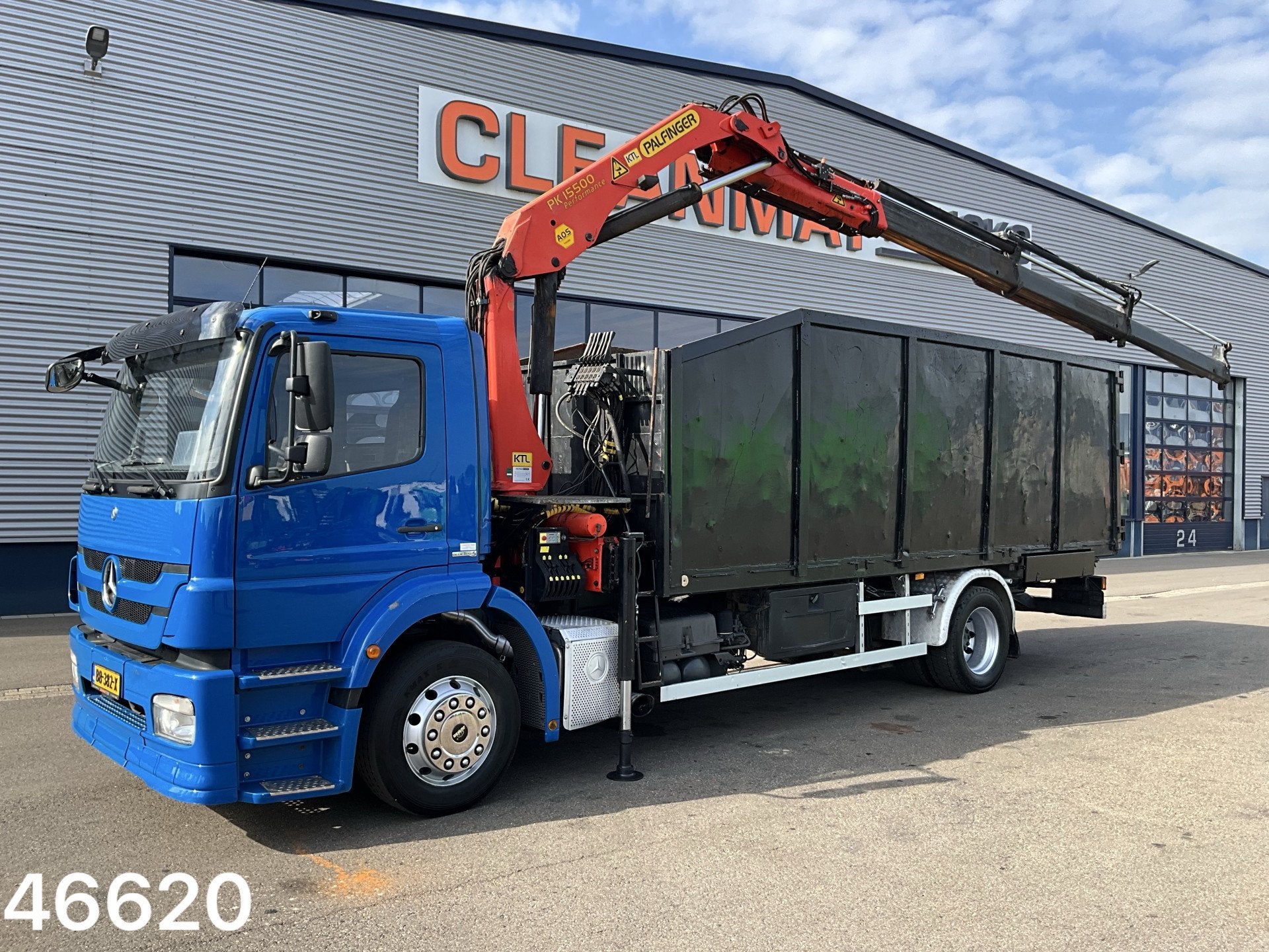 Mercedes-Benz Axor 1824 Euro 5 Palfinger 15 Tonmeter laadkra, Automaat, Achterwielaandrijving, Mercedes-Benz, Diesel
