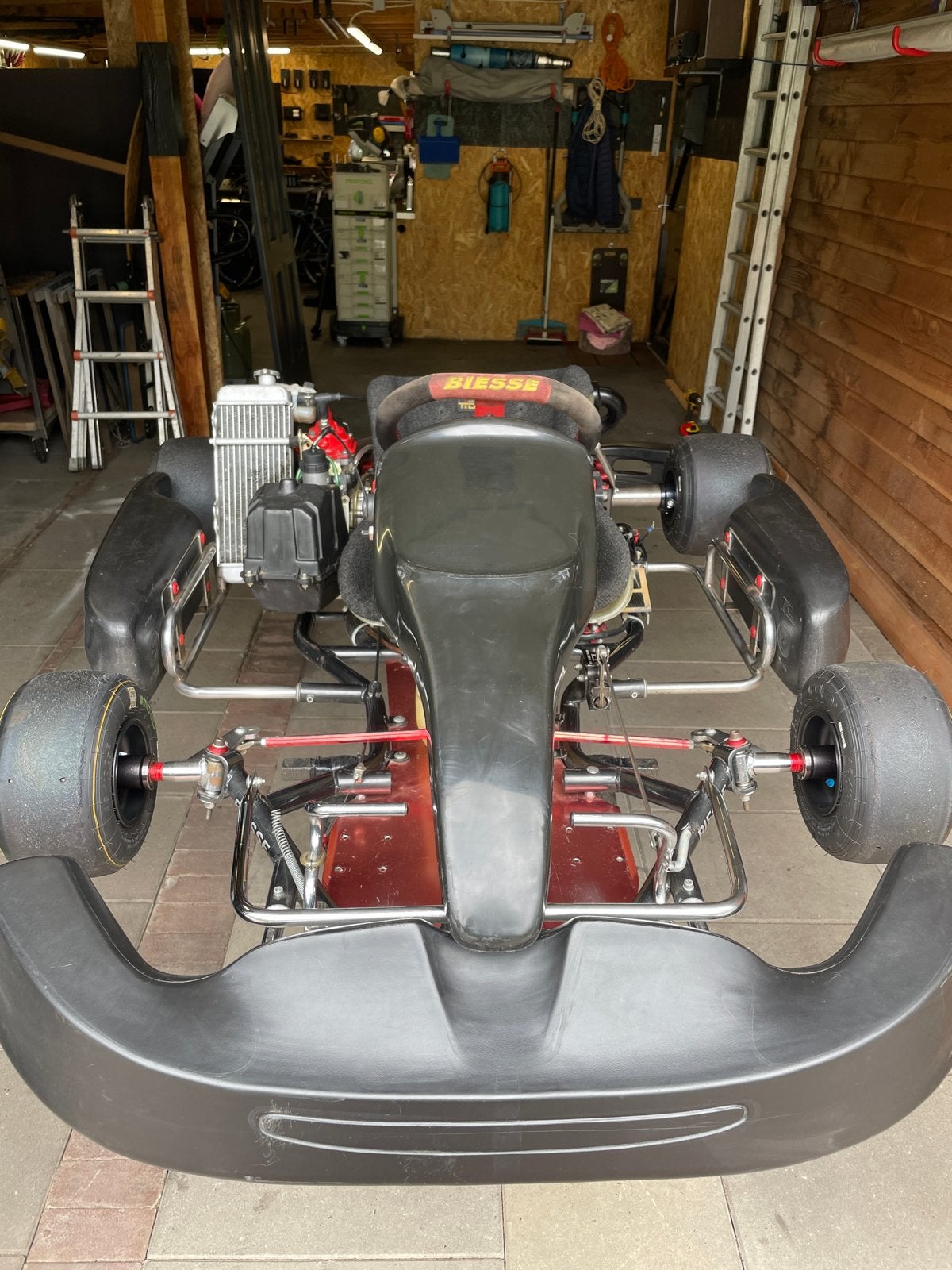 Biesse kart met Rotax Max Senior, Ophalen of Verzenden, Gebruikt, Kart