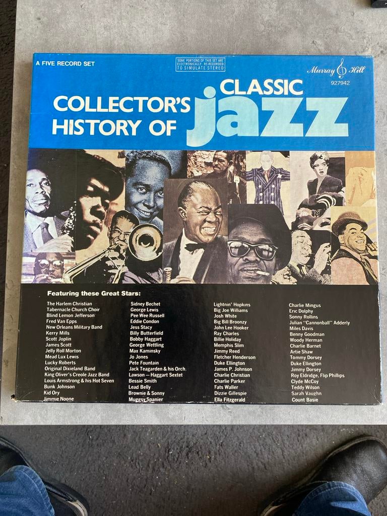 Collector's History of Classic Jazz - 5 LP Boxset, Ophalen of Verzenden, Zo goed als nieuw