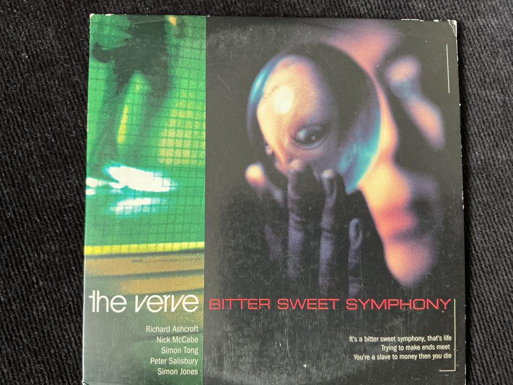 The Verve, Bitter Sweet Symphony cd-single cardsleeve, 1 single, Ophalen of Verzenden, Zo goed als nieuw, Rock en Metal