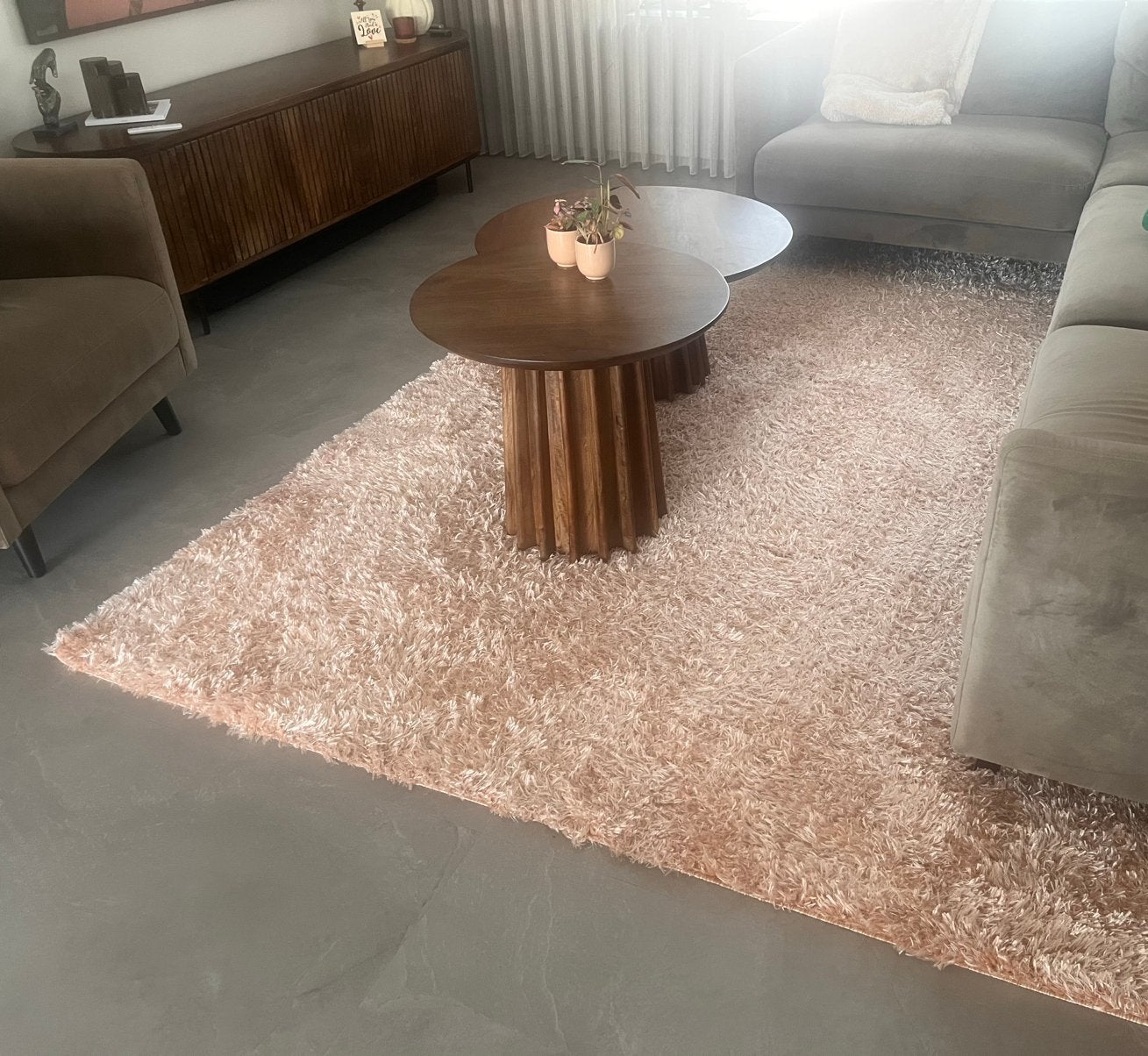Carpet Rebel Vloerkleed Zalmkleurig - 200 x 290 cm, Ophalen, Overige kleuren, Zo goed als nieuw, 200 cm of meer