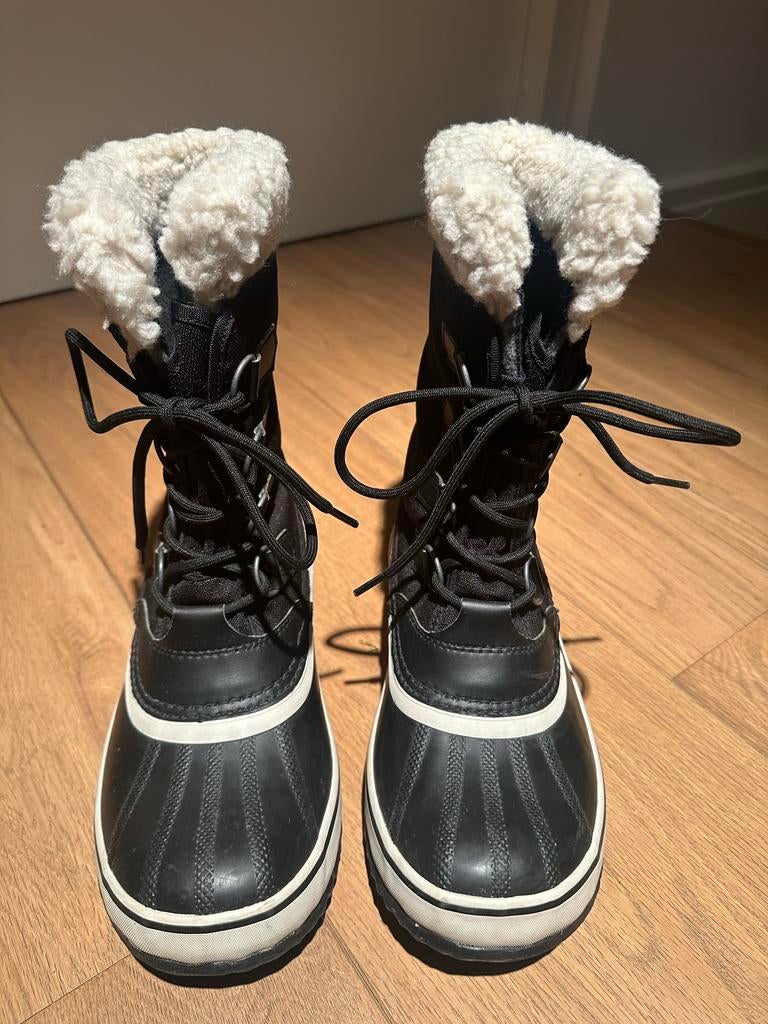 Sorel Winterlaarzen Zwart Maat 39 - Zo goed als nieuw, Kleding | Dames, Schoenen, Ophalen of Verzenden, Zo goed als nieuw, Zwart