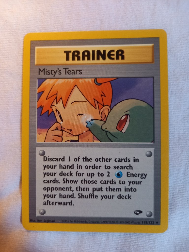 Pokemon Misty's Tears, Ophalen of Verzenden, Gebruikt, Losse kaart