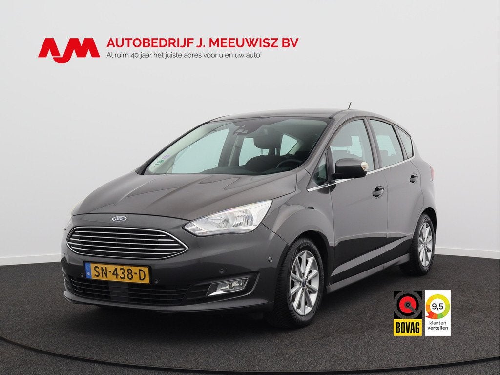 Ford C-MAX 1.0 Titanium/ compleet/ zeer mooi! (bj 2018), Voorwielaandrijving, Stof, Gebruikt, Origineel Nederlands