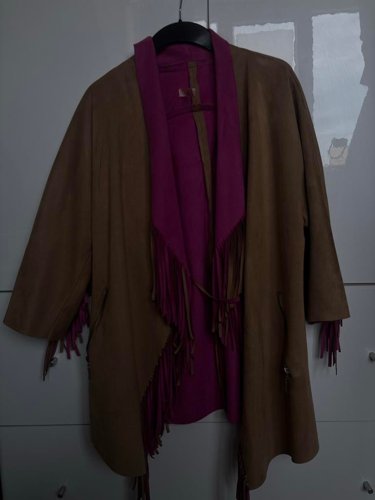 Ibiza stijl zomerjasje M/L, Ophalen of Verzenden, Zo goed als nieuw, Maat 38/40 (M), Bruin