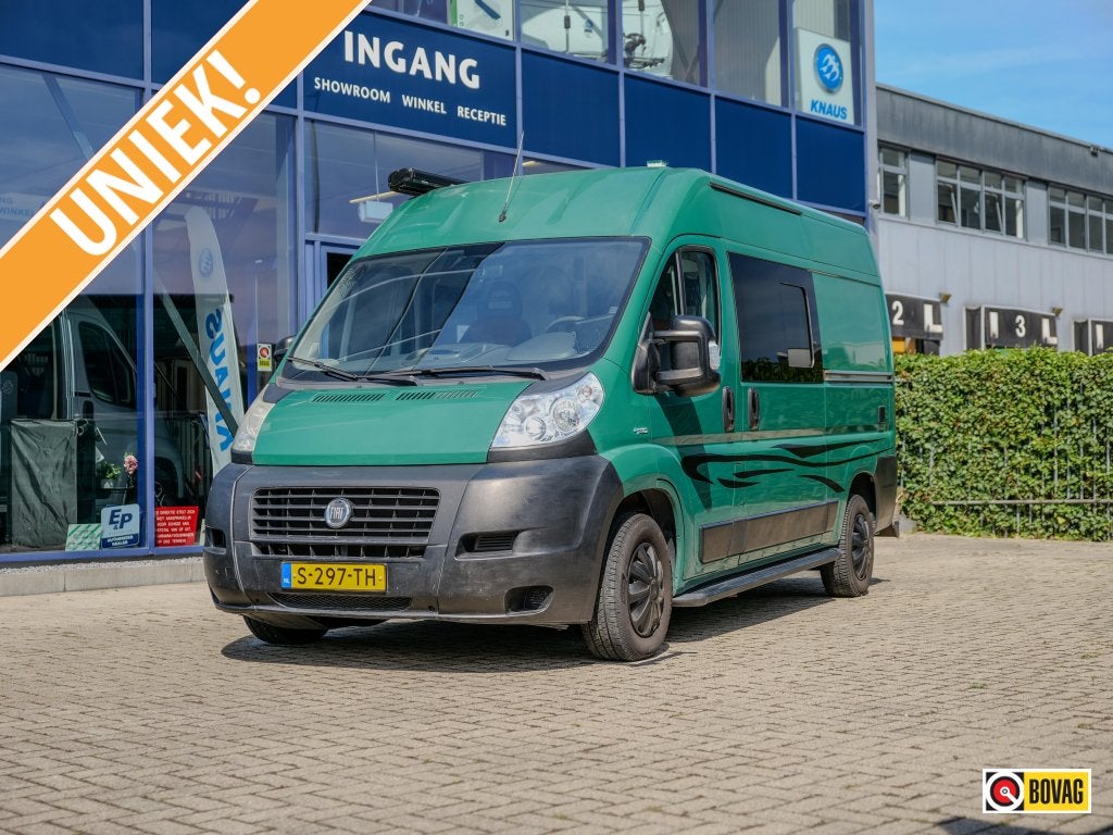 Fiat Ducato CNG GAS + BENZINE BUSCAMPER, Caravans en Kamperen, Buscamper of Camperbus, Fiat, Bedrijf, Handgeschakeld