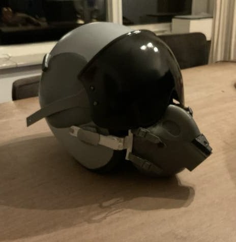 HGU55 en MBU12 piloten helm en masker replica, Ophalen of Verzenden, Luchtmacht, Helm of Baret
