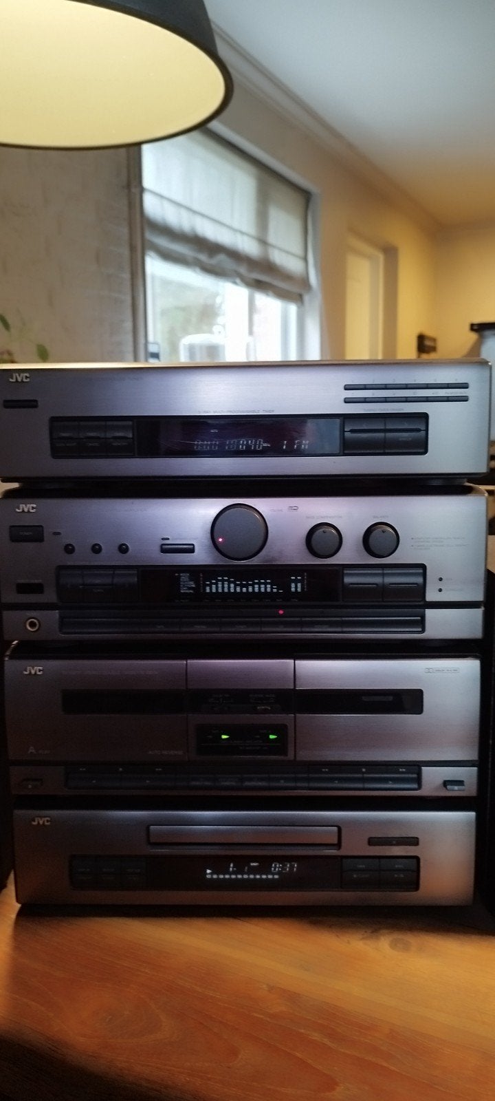 Jvc set, Ophalen, Gebruikt, Cassettedeck, JVC