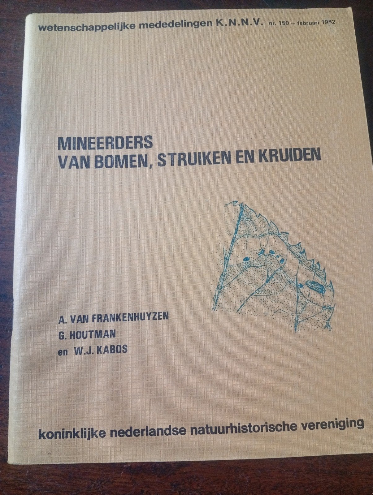 Mineerders van Bomen, Struiken en Kruiden - K.N.N.V. (1982), Boeken, Ophalen of Verzenden, Gelezen, Bloemen, Planten en Bomen