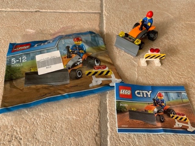 Lego city 30353 tractor polybag, Ophalen of Verzenden, Gebruikt