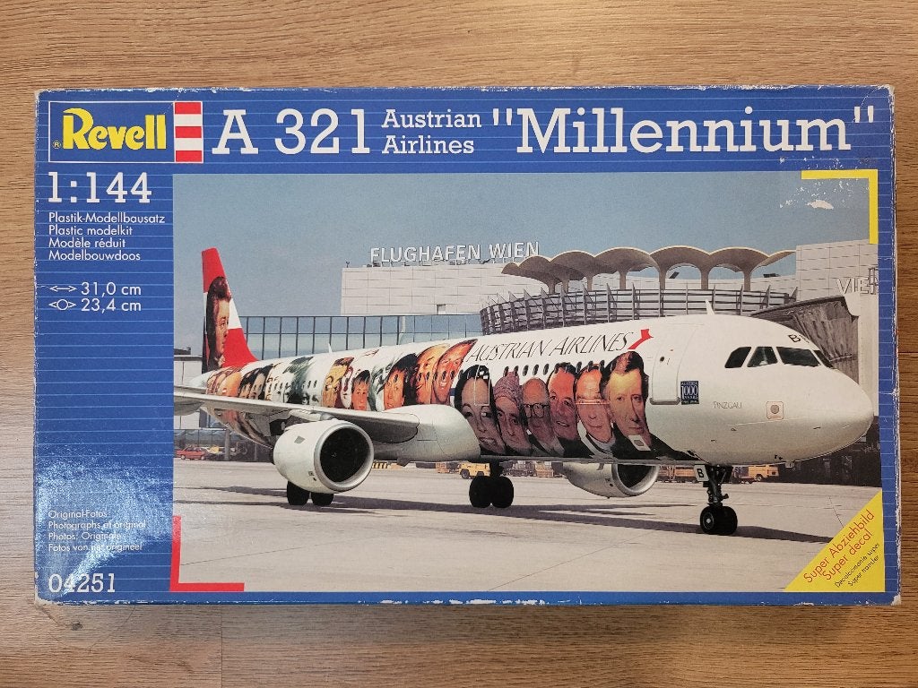 1:144 1/144 Revell A 321 Austrian Airlines “Millennium”, 1:144 tot 1:200, Revell, Ophalen of Verzenden, Zo goed als nieuw