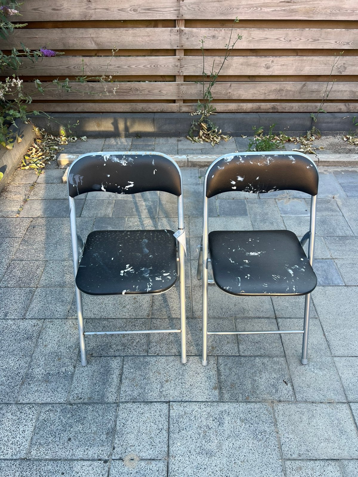 Gratis klapstoelen voor het klussen, Tuin en Terras, Tuinstoelen, Ophalen, Gebruikt