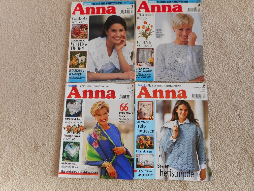 15 x anna samen voor € 15,00, Ophalen of Verzenden, Gebruikt, Breien of Haken, Patroon of Boek