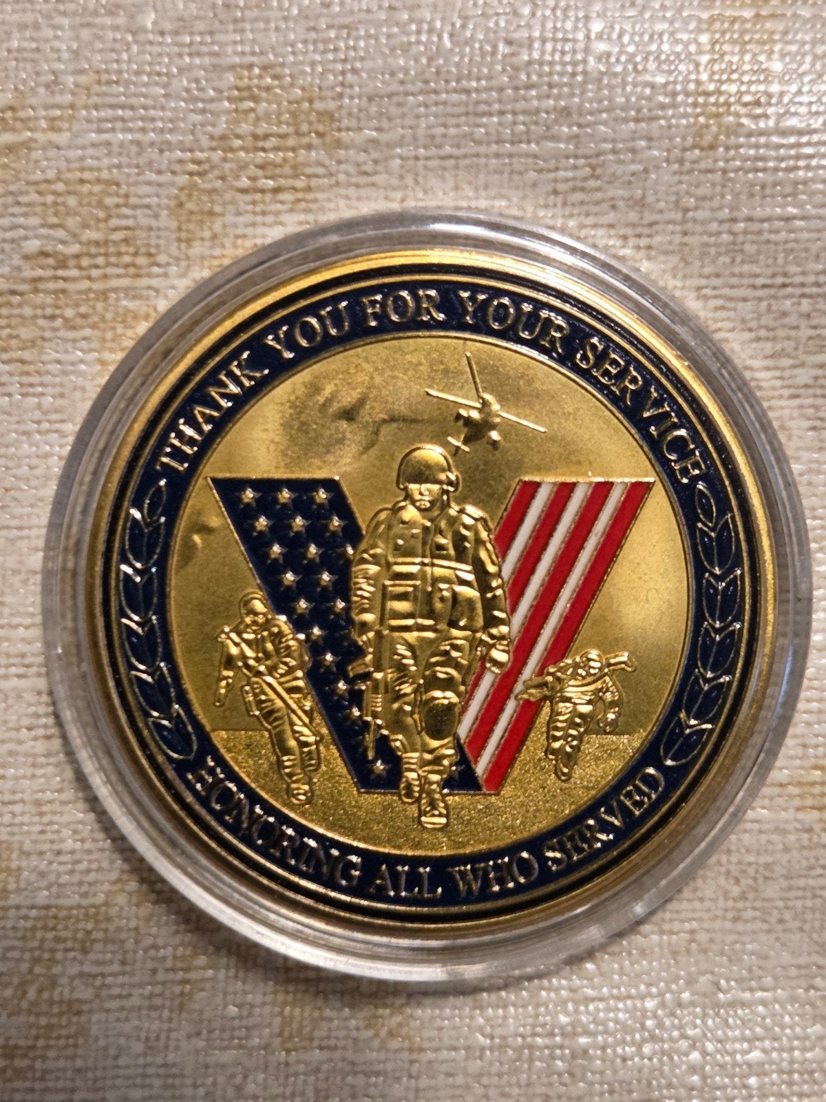Amerikaanse Veteranen Herdenkingsmunt - Proud of Our Veteran, Verzenden