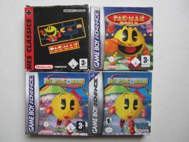 Pacman of Ms Pac-Man Nintendo Gameboy Game Boy Advance, Spelcomputers en Games, 1 speler, Ophalen of Verzenden, Zo goed als nieuw
