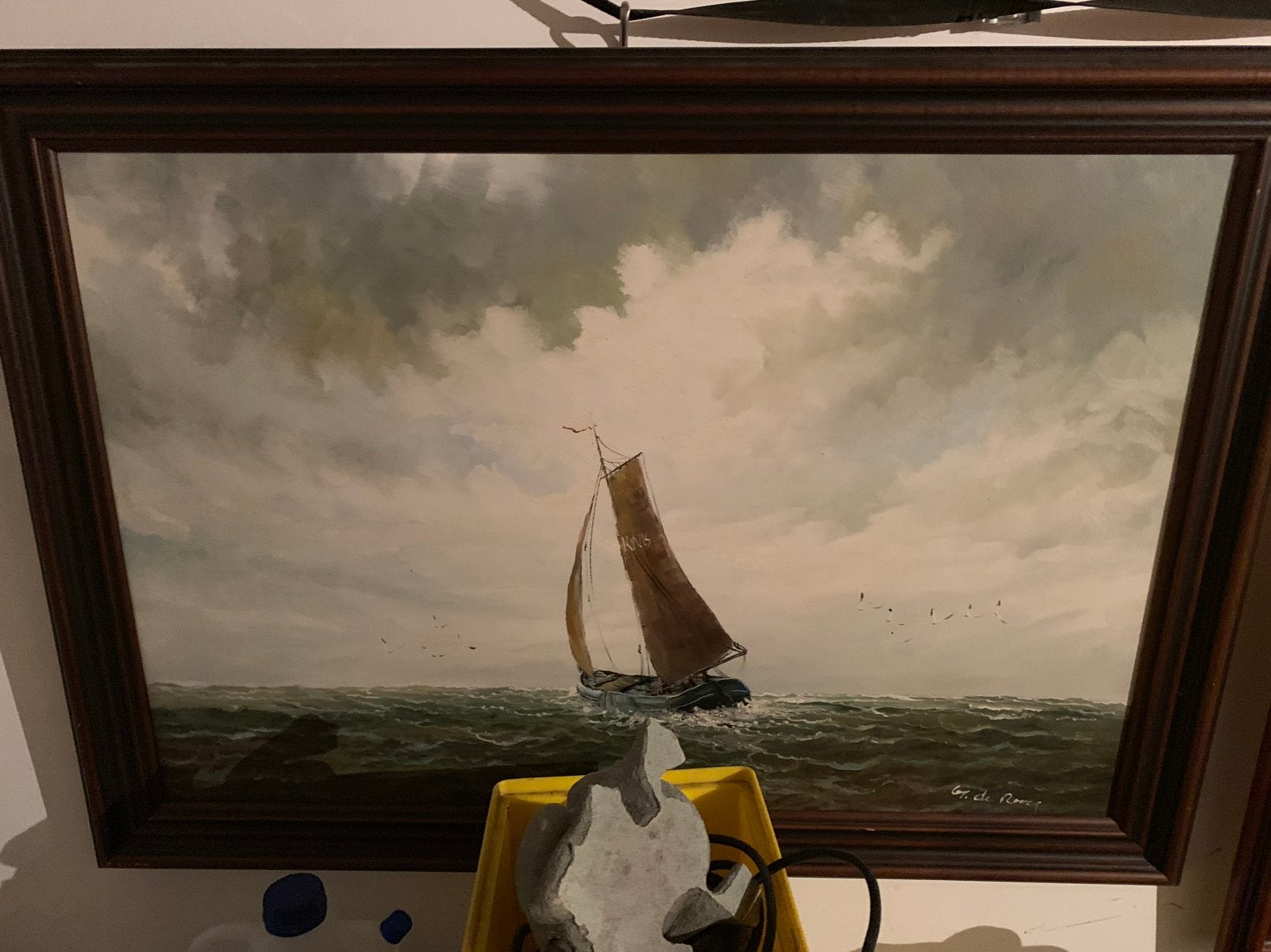 De Rooy schilderij, Ophalen