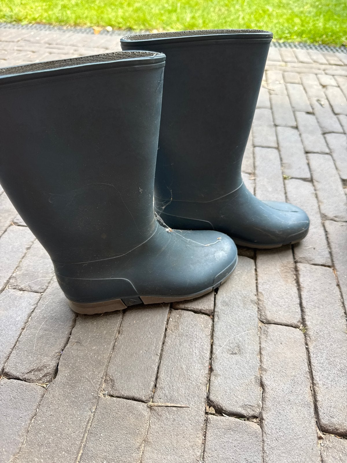 Dunlop waterdichte laarzen maat 31, Ophalen of Verzenden, Gedragen, Zwart, Regenlaarzen