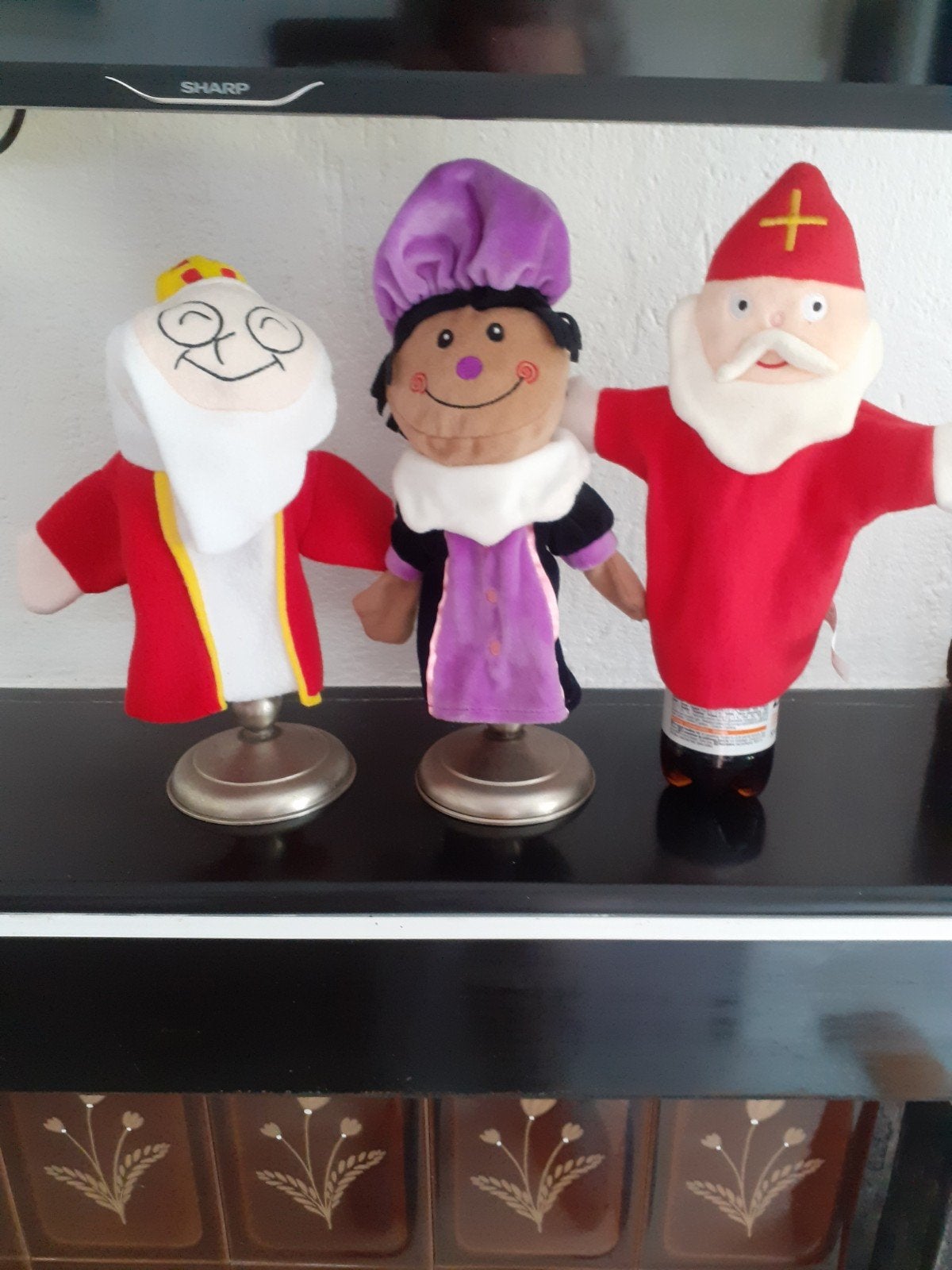 Sinten en Piet handpoppen, Ophalen of Verzenden