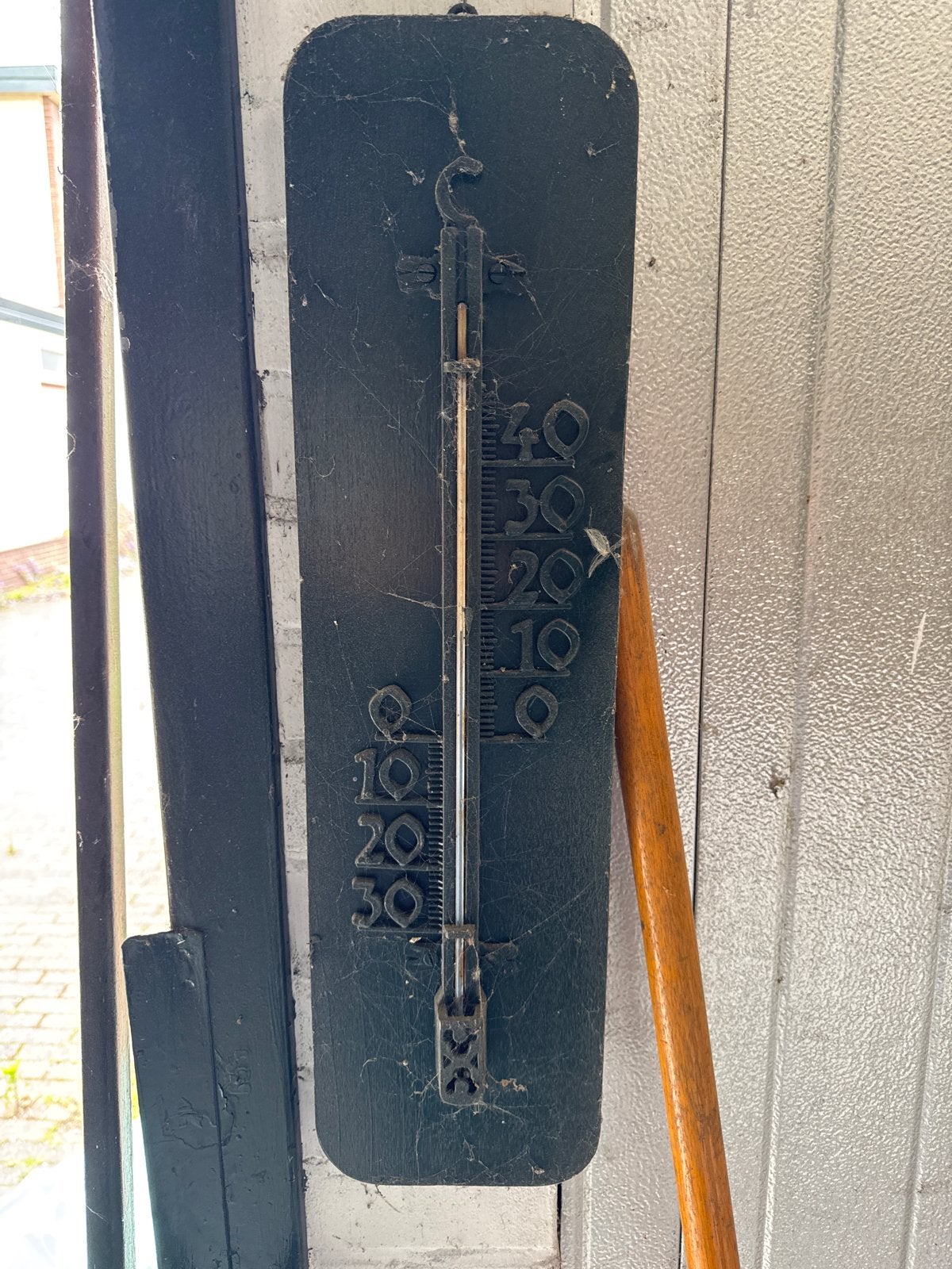 Vintage Buitenthermometer - Decoratief en Functioneel, Ophalen of Verzenden, Gebruikt