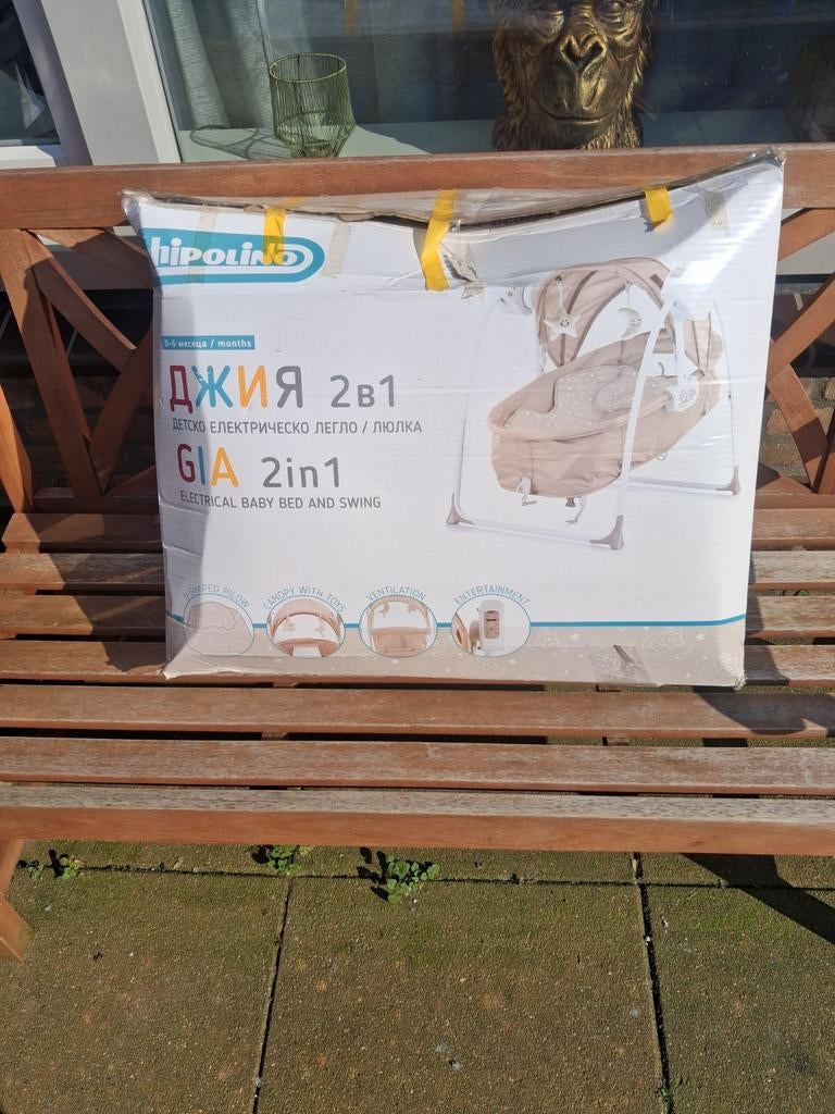 Baby bedje elektrisch met swing, Ophalen, Zo goed als nieuw, Overige typen