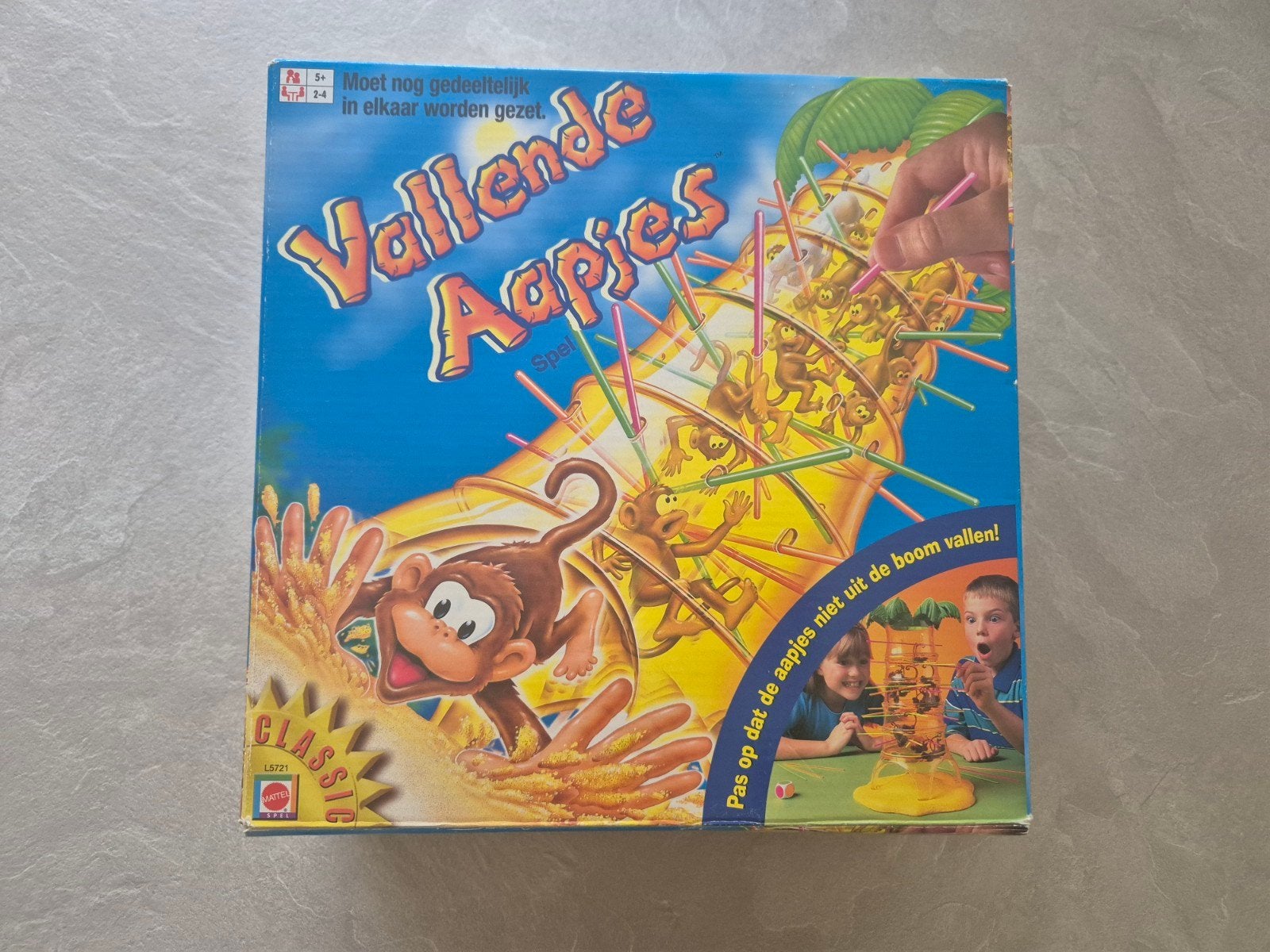 Vallende Aapjes Spel - Leuk familiespel

Het doel is om de a, Ophalen of Verzenden