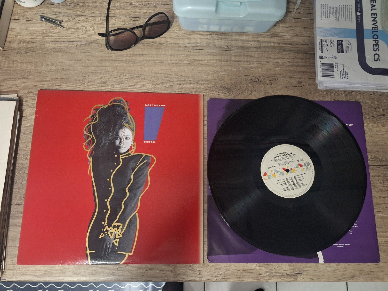 Vintage vinyl album Janet Jackson - Control LP (1986), LP, Gebruikt, Pop, Ophalen of Verzenden