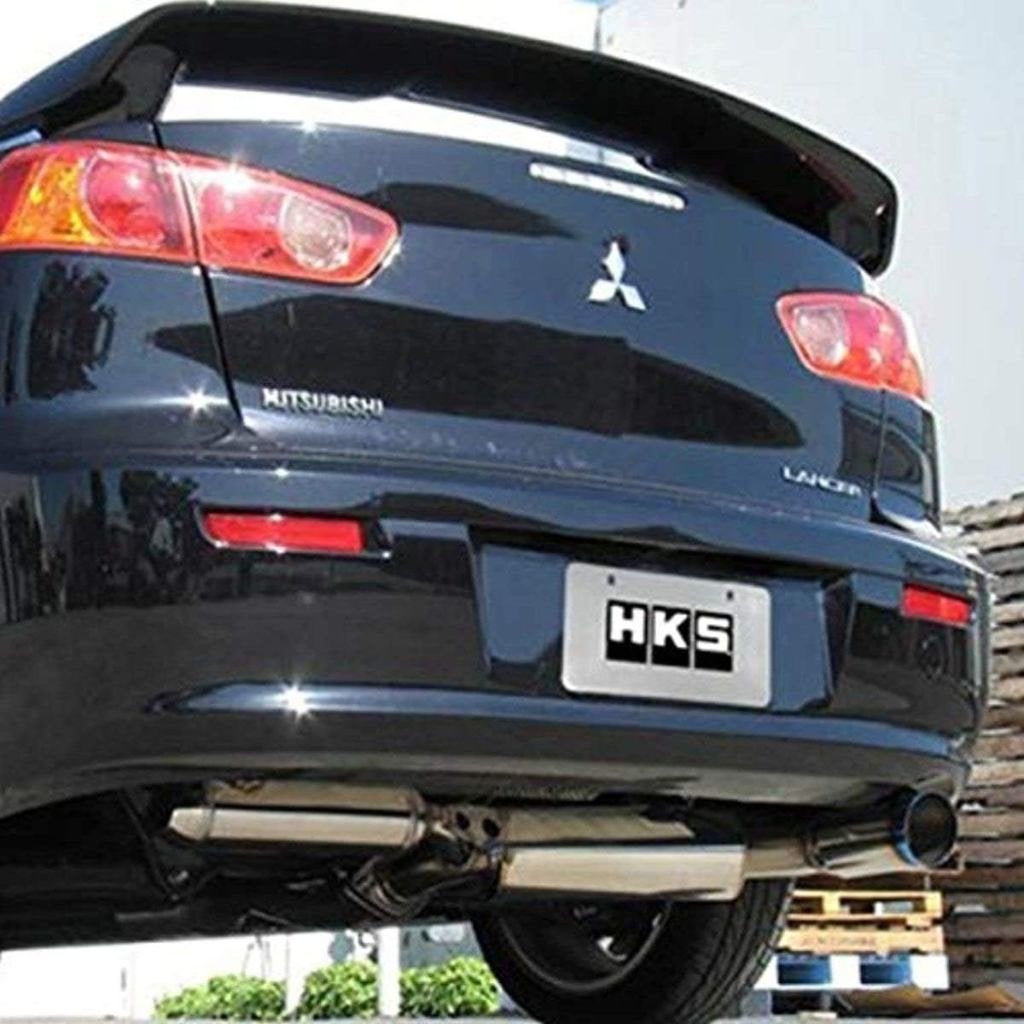 HKS Hi Power axleback uitlaat - Mitsubishi Lancer 4B11 08-11, Ophalen of Verzenden