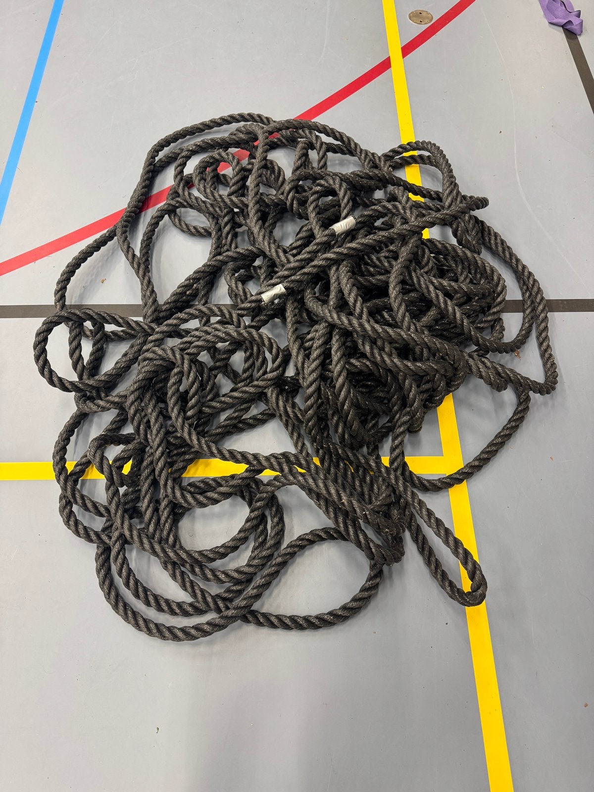 Zwart touw nylon, Watersport en Boten, Ophalen, Zo goed als nieuw