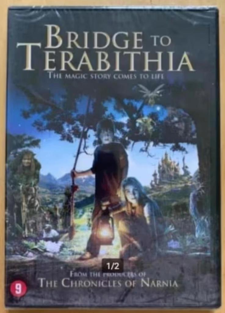 DVD Bridge to Terabithia; bestseller Katherine Paterson, Vanaf 9 jaar, Ophalen of Verzenden, Zo goed als nieuw