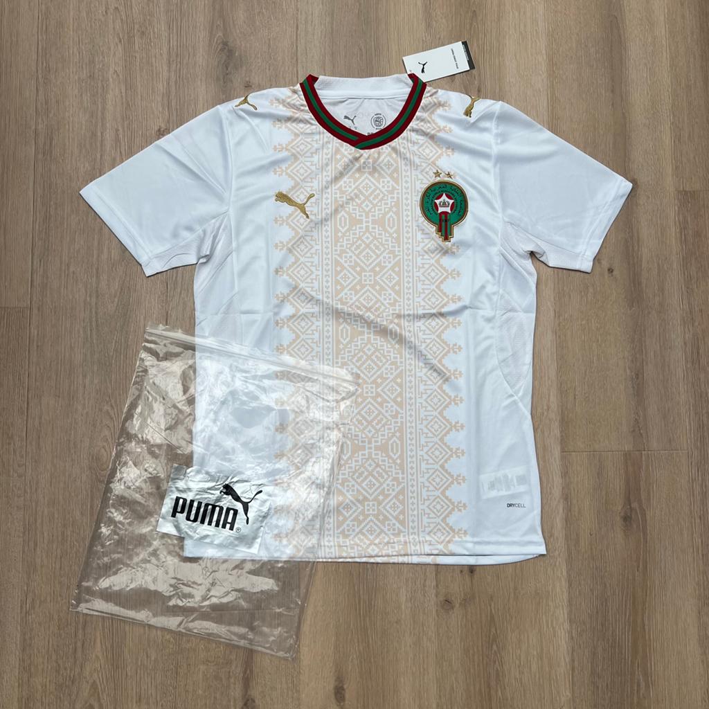 Marokko WK Shirt Maat M - Nieuw met labels, Maat 48/50 (M), Wit, Nieuw, Ophalen of Verzenden