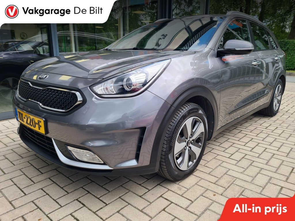 Kia Niro 1.6 GDi DynamicLine Trekhaak, Auto's, Gebruikt, Euro 6, Leder en Stof, SUV of Terreinwagen