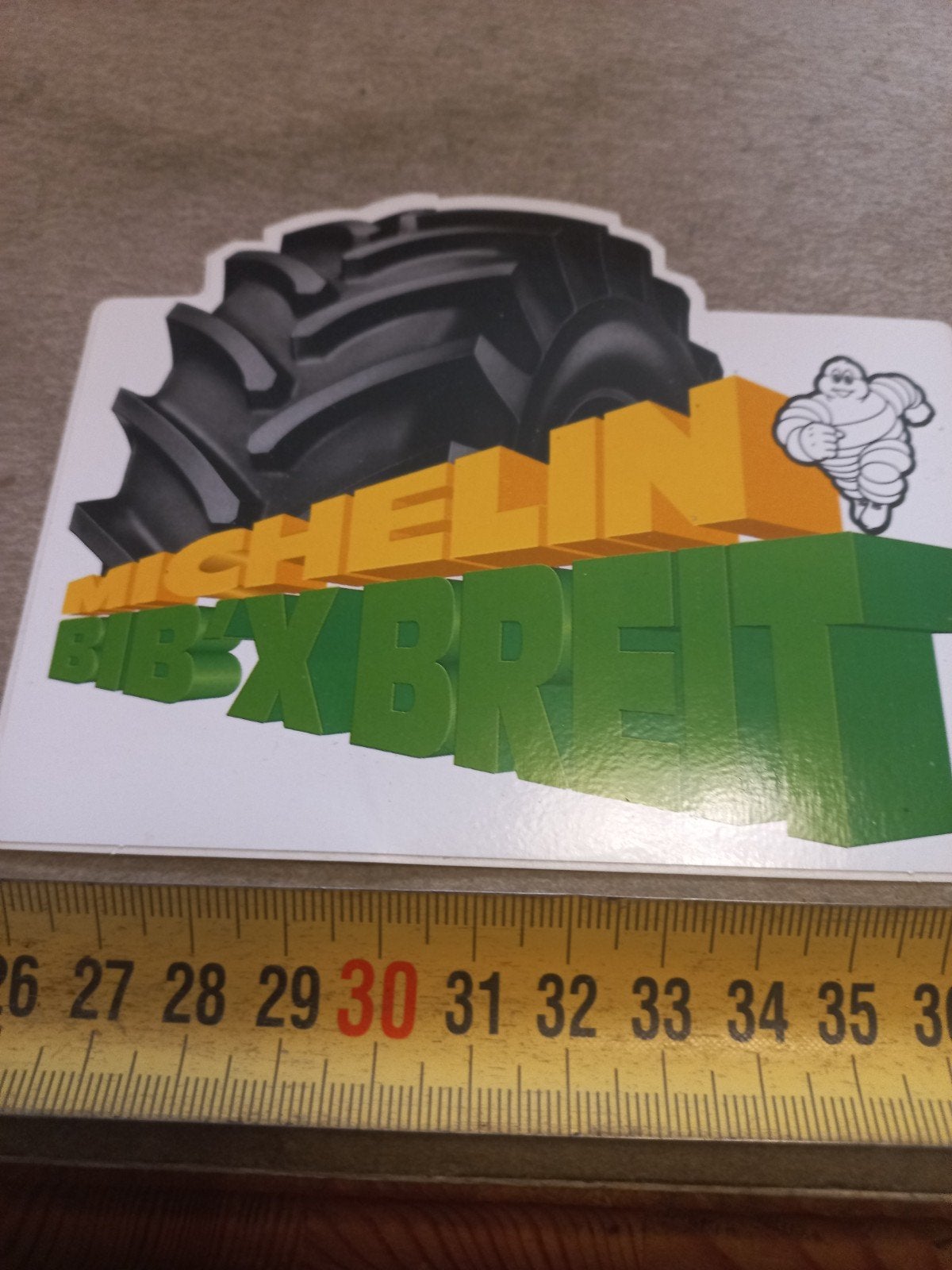 Michelin BibXBreit sticker, Ophalen of Verzenden
