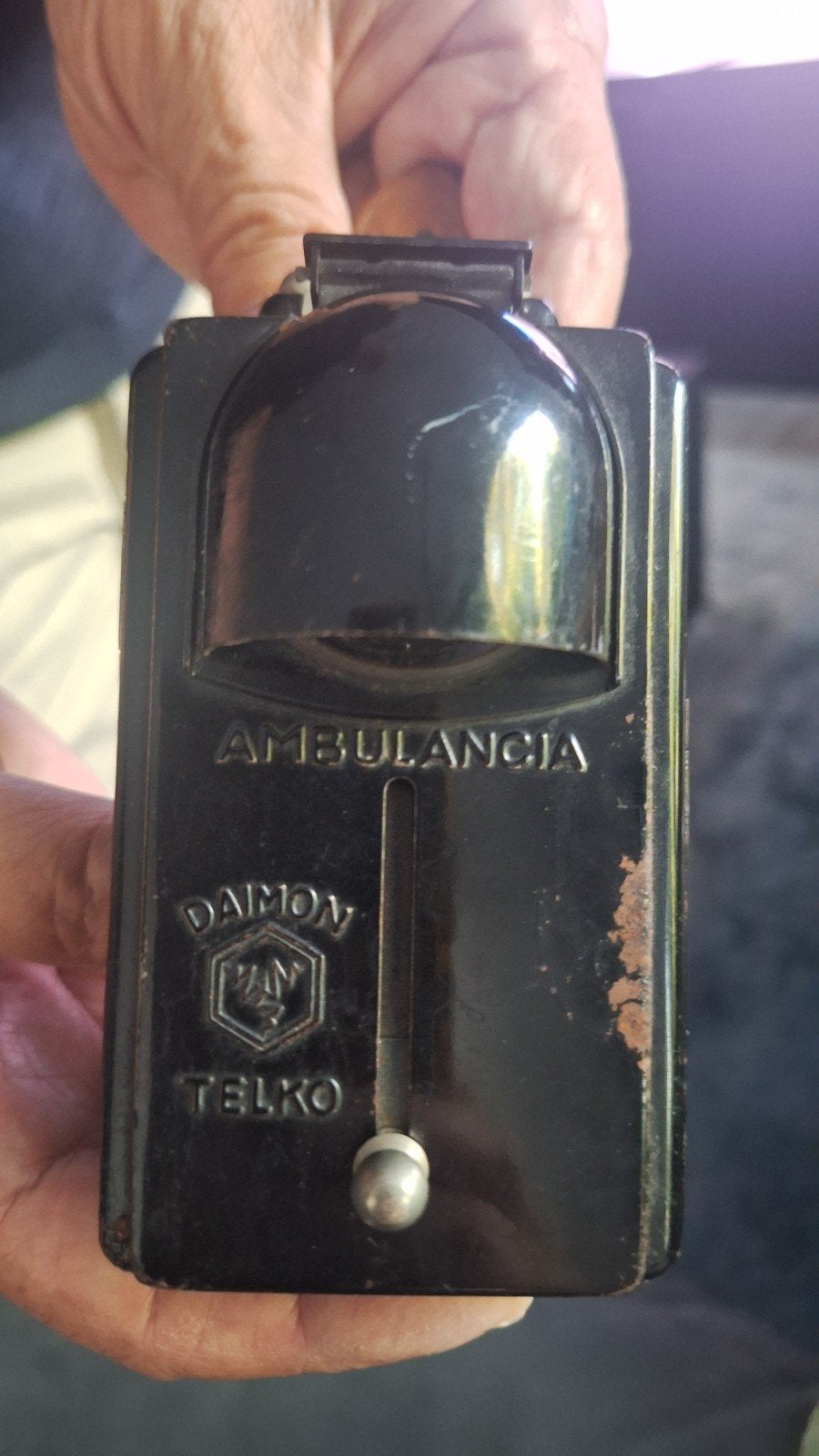 Oude militaire zaklamp - Daimon Telko Ambulancia, Verzamelen, Ophalen of Verzenden, Overige soorten, Overige gebieden, Overige typen