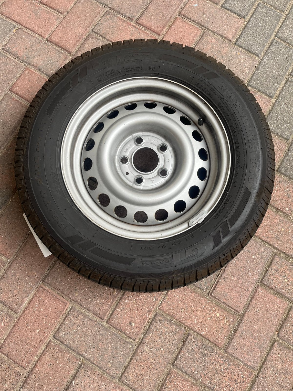 Maxmiler 195/70 R15C aanhanger banden, Ophalen of Verzenden, Gebruikt