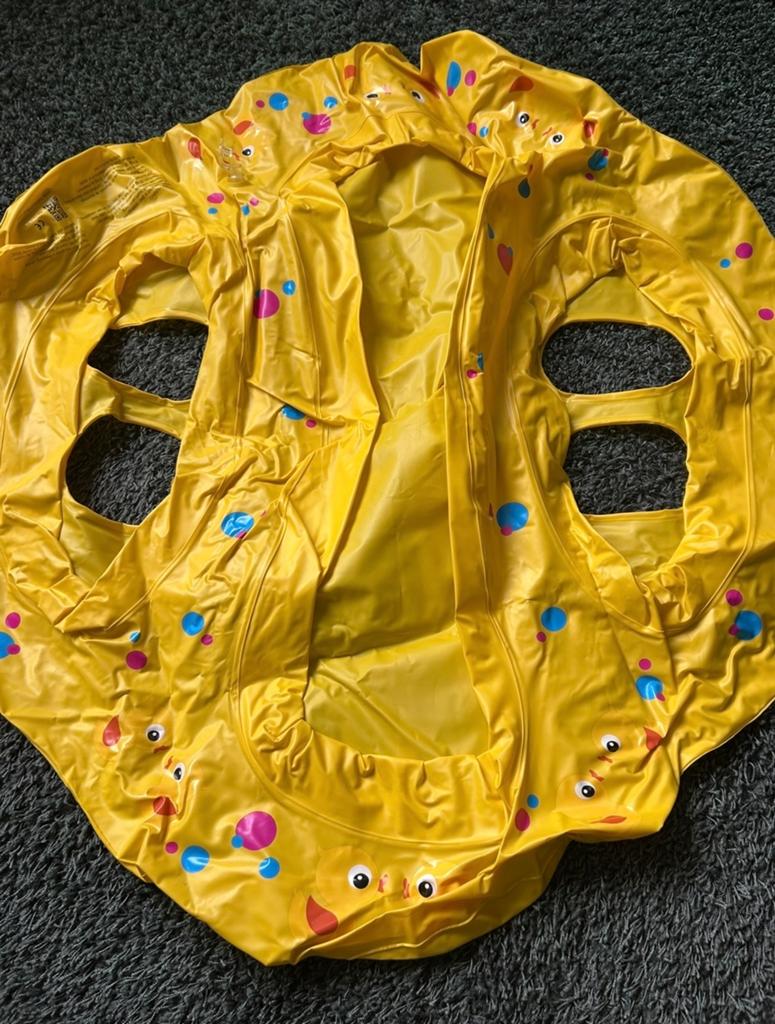 Gele opblaasbare zwemband voor baby's en peuters, Ophalen of Verzenden, Zo goed als nieuw