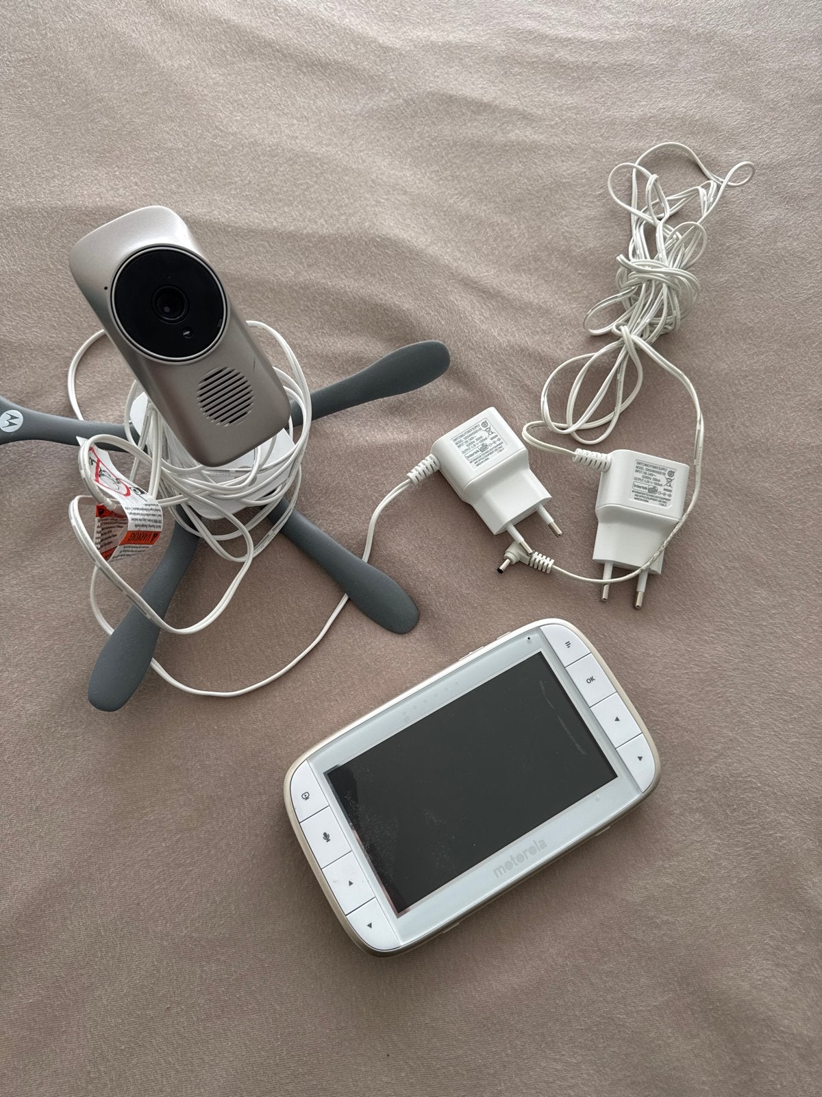 Motorola babyfoon met camera en terugspreekfunctie, Ophalen of Verzenden, Zo goed als nieuw, 100 tot 250 meter, Camera