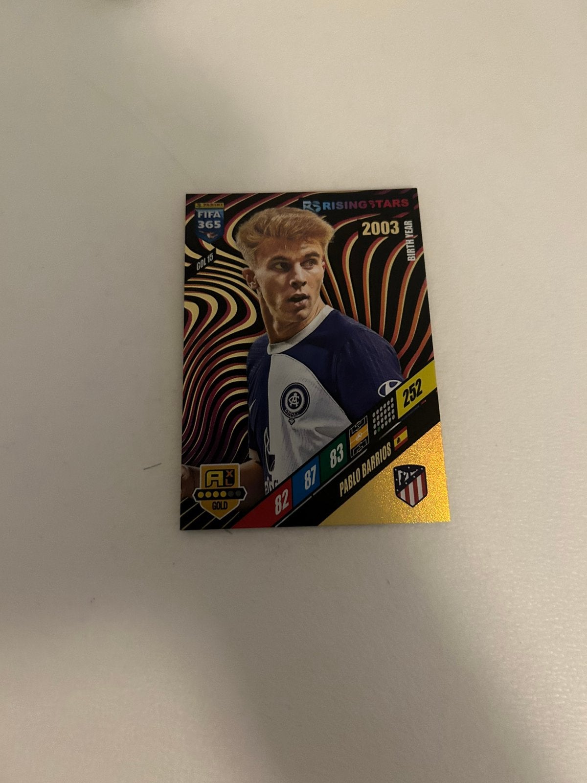 Panini Fifa 365 2024 Pablo Barrios GOL 15, Ophalen of Verzenden, Zo goed als nieuw