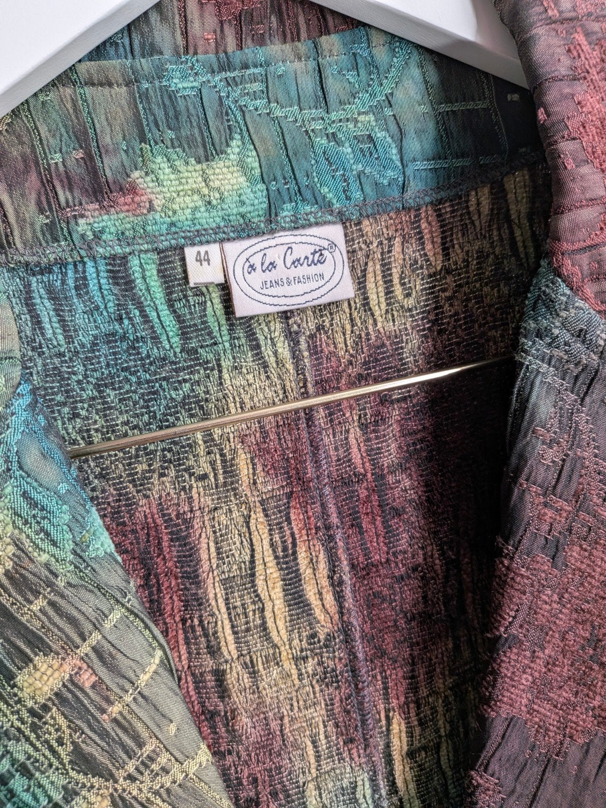 Blazer jasje vintage maat 42-44 (3591*), Kleding | Dames, Meerkleurig, Maat 42/44 (L), Vintage love, De La Carte