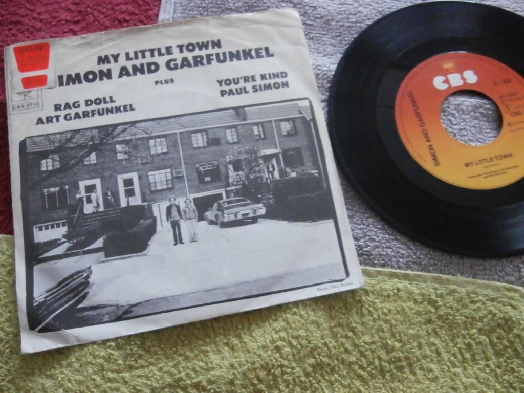 Simon and Garfunkel - My Little Town., Gebruikt, 7 inch, Single, Ophalen of Verzenden