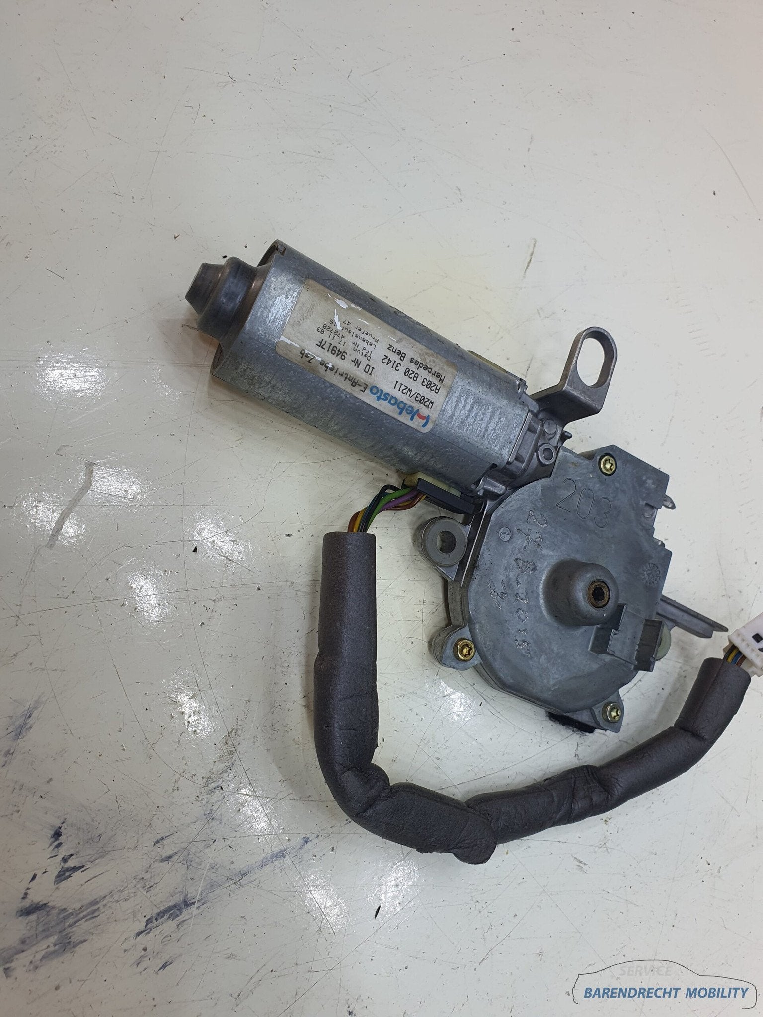 Schuifdakmotor W211 W203 W209 C E CLK klasse Mercedes A20382, Auto-onderdelen, Gebruikt, Mercedes-Benz AG, Mercedes-Benz, Ophalen of Verzenden