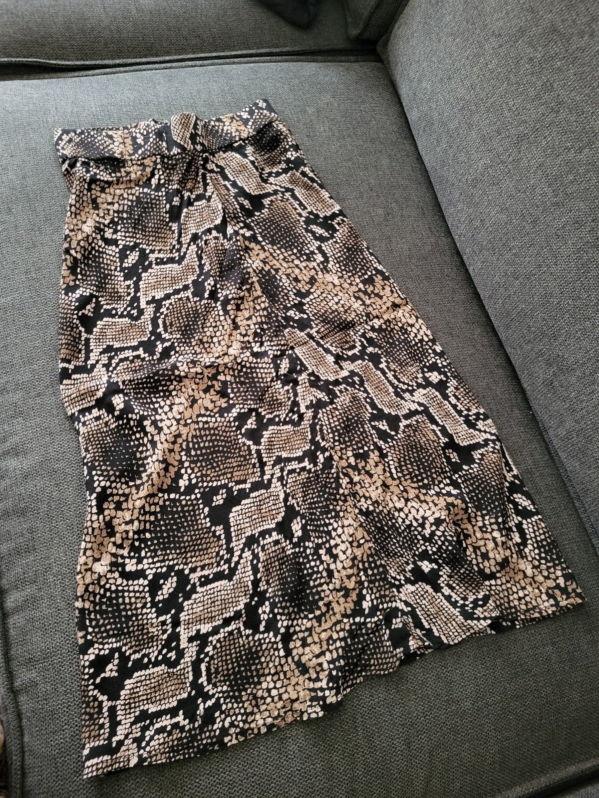 Zara TRF Slangenprint Rok - Maat XS, Kleding | Dames, Meerkleurig, Ophalen of Verzenden, Zo goed als nieuw, Maat 34 (XS) of kleiner