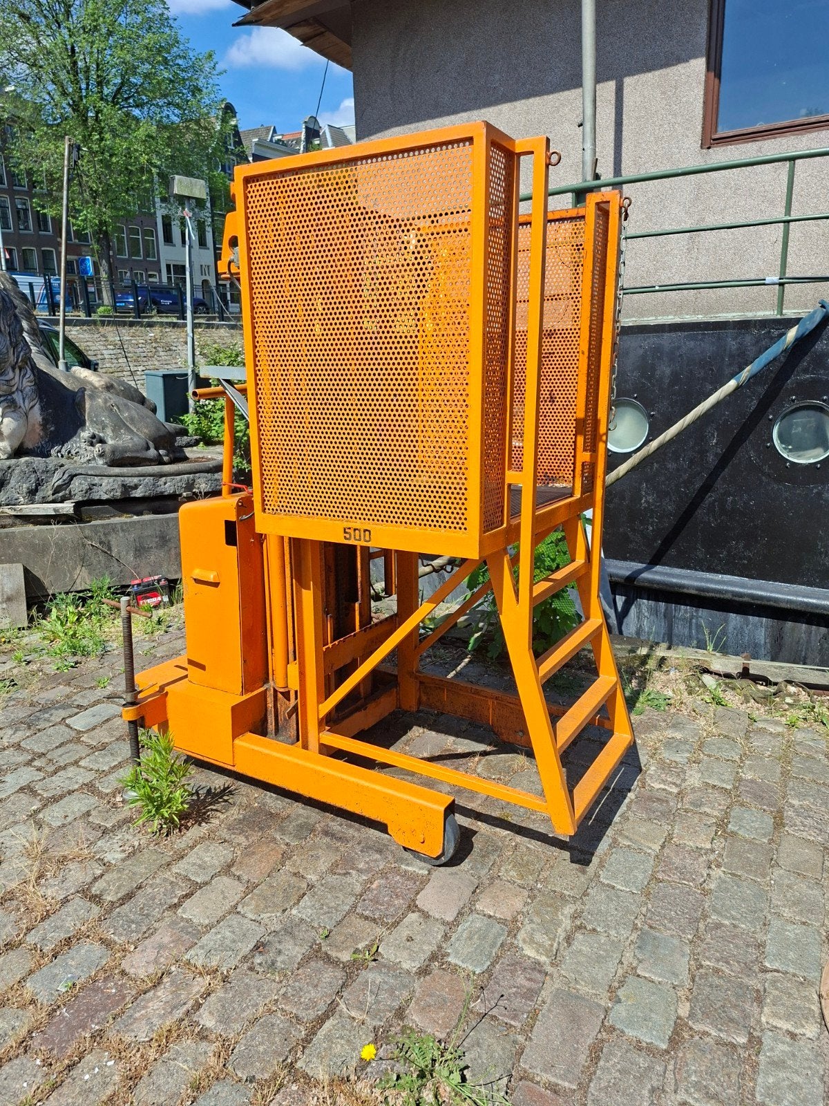 Hoogwerker, elektrische Hoogwerker,, Ophalen