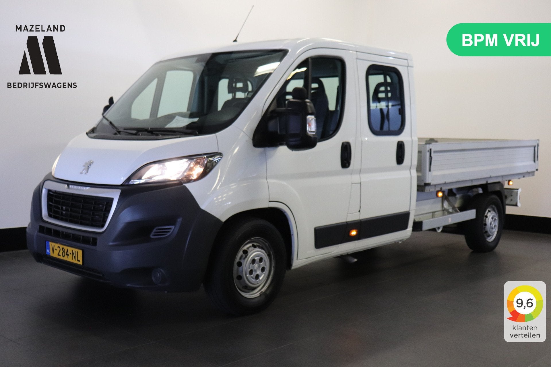Peugeot Boxer 2.0 BlueHDI 163PK L3 Dubbele Cabine EURO 6 - A, Voorwielaandrijving, Dealer onderhouden, 4 cilinders, 7 stoelen