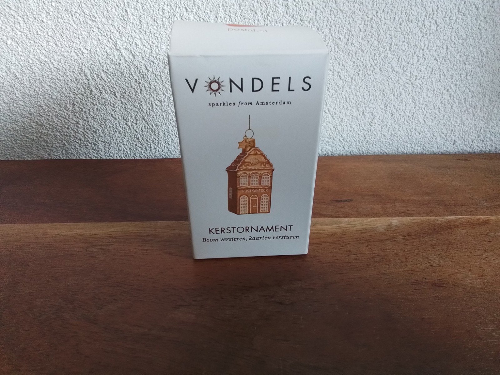vondels kerstbal post nl huisje, Ophalen of Verzenden, Zo goed als nieuw