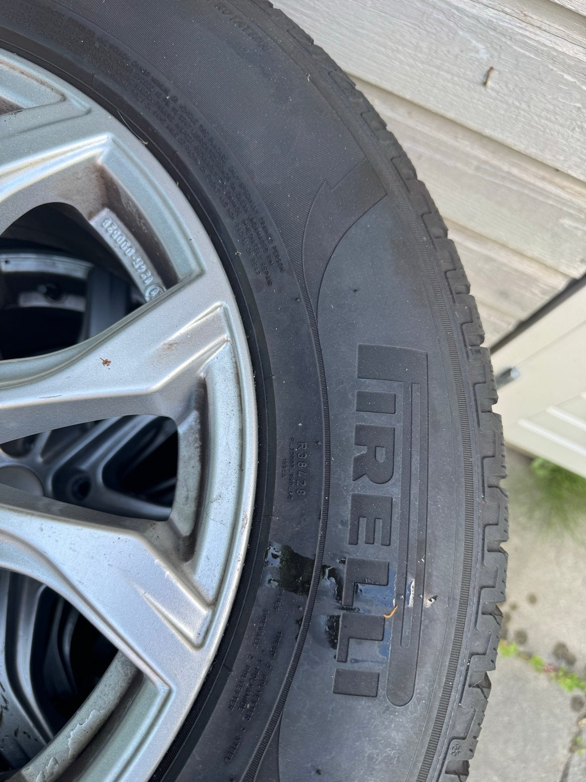 Audi velgen met Pirelli Winterbanden met Velgen 235/65 R17, Ophalen, Gebruikt