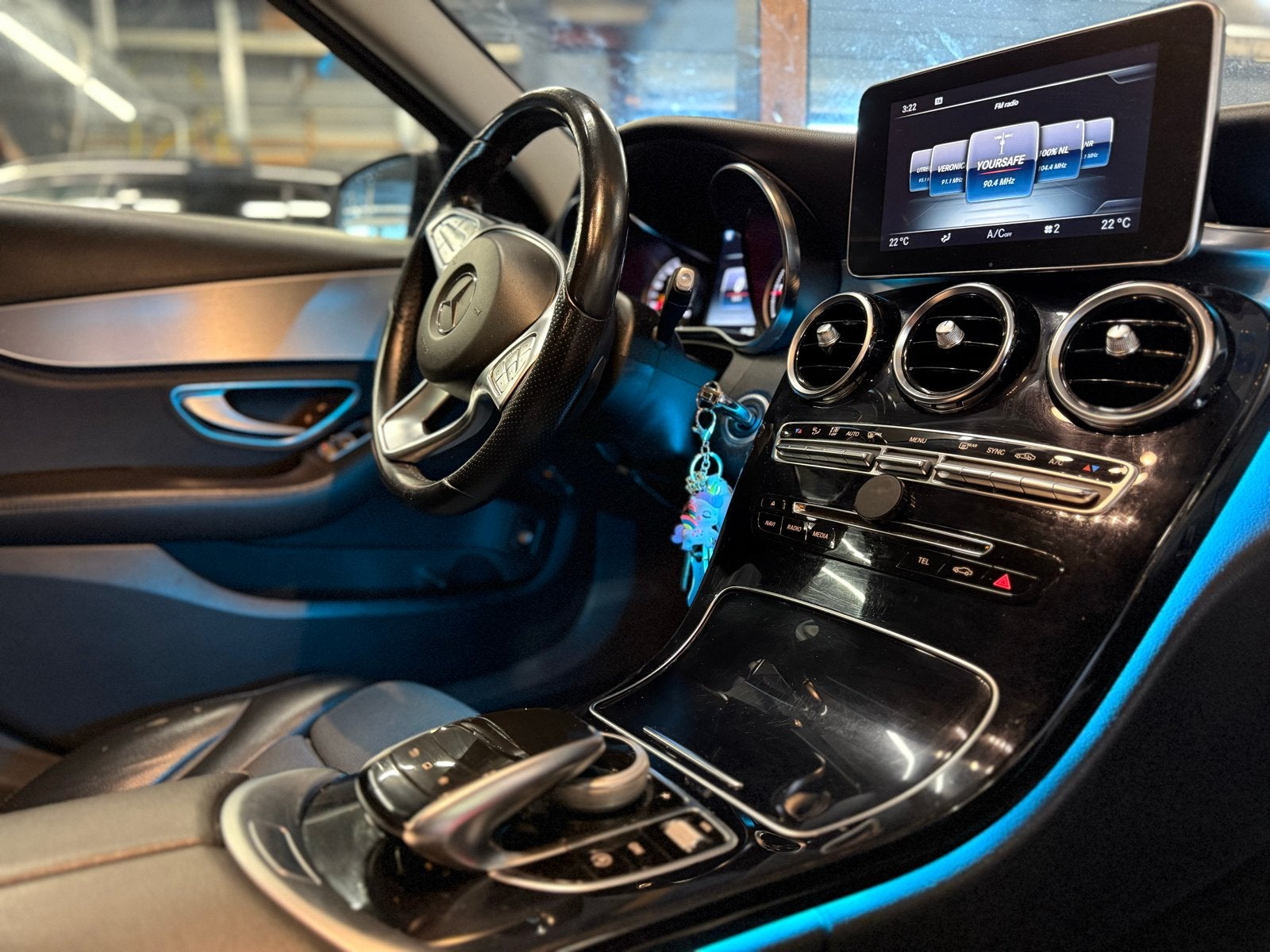 Mercedes-Benz C-Klasse C220 CDI 2.1 125KW Aut7 2014 Grijs, Auto's, Automaat, Achterwielaandrijving, 1800 kg, 4 cilinders