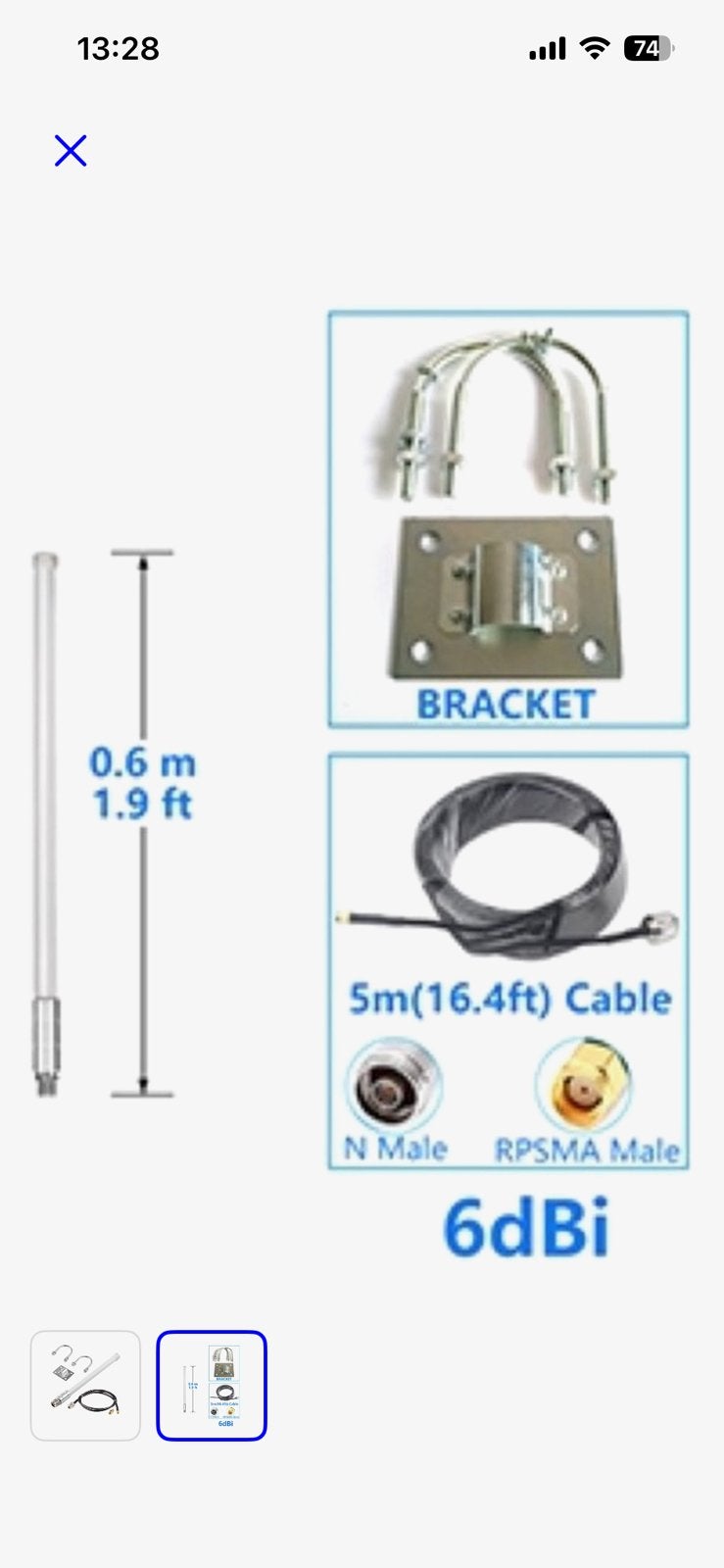Bobcatminer 300 EU 868 met extra 6 db antenne en 5m draad., Ophalen, Zo goed als nieuw