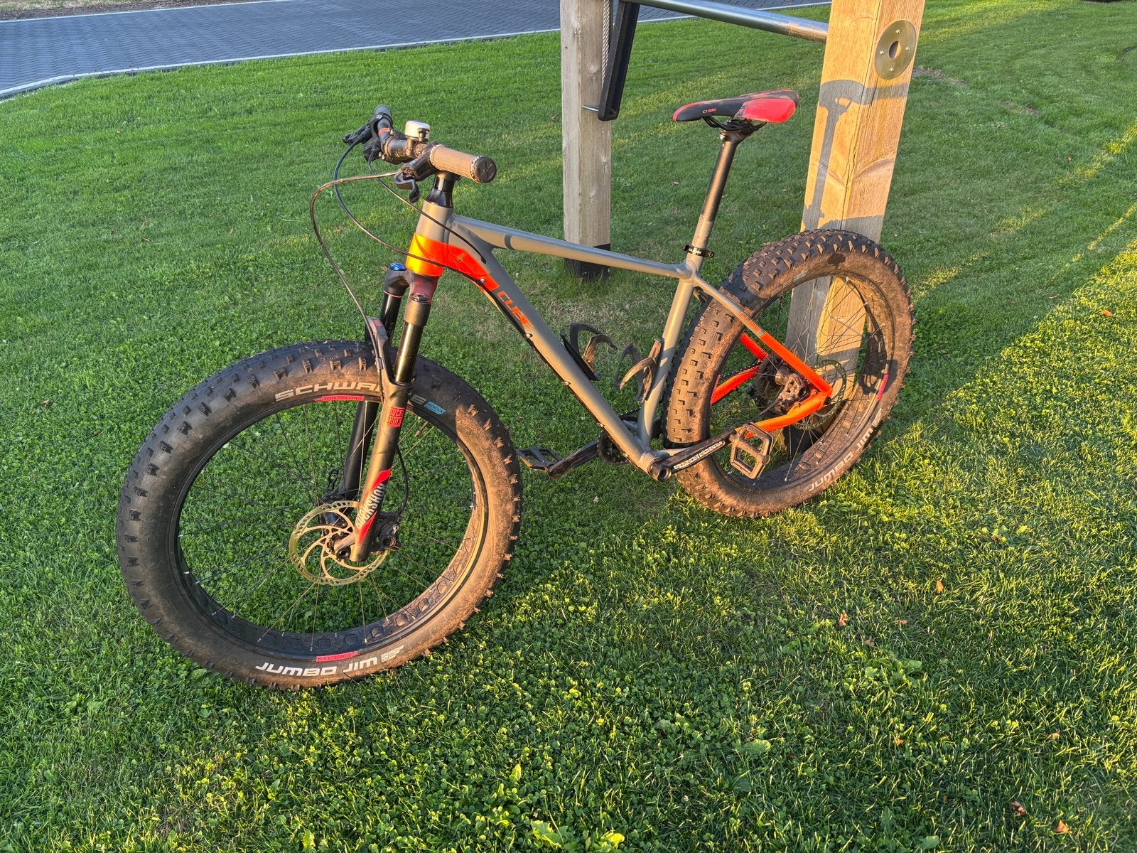 Cube Nutrail Fatbike maat L, Hardtail, Heren, Zo goed als nieuw, Schijfrem