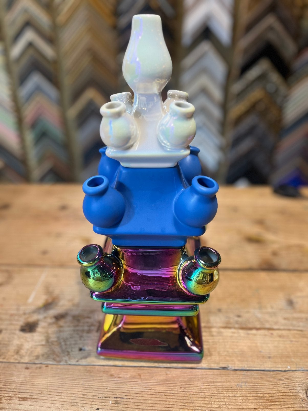 De laatste stuks tulpenvazen Heinen Delfts Brauw, Huis en Inrichting, Blauw, Nieuw, Ophalen of Verzenden, 40 cm