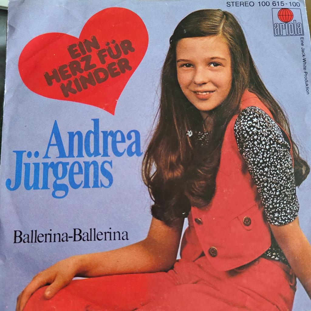 Andrea Jürgens - Ballerina-Ballerina (Single), Cd's en Dvd's, Ophalen of Verzenden, 1970 - 1979, Gebruikt, 7 inch